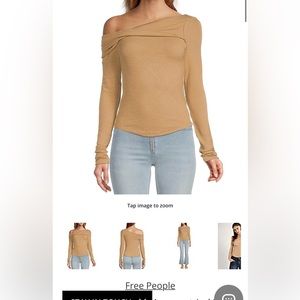 Free people off the shoulder shirt